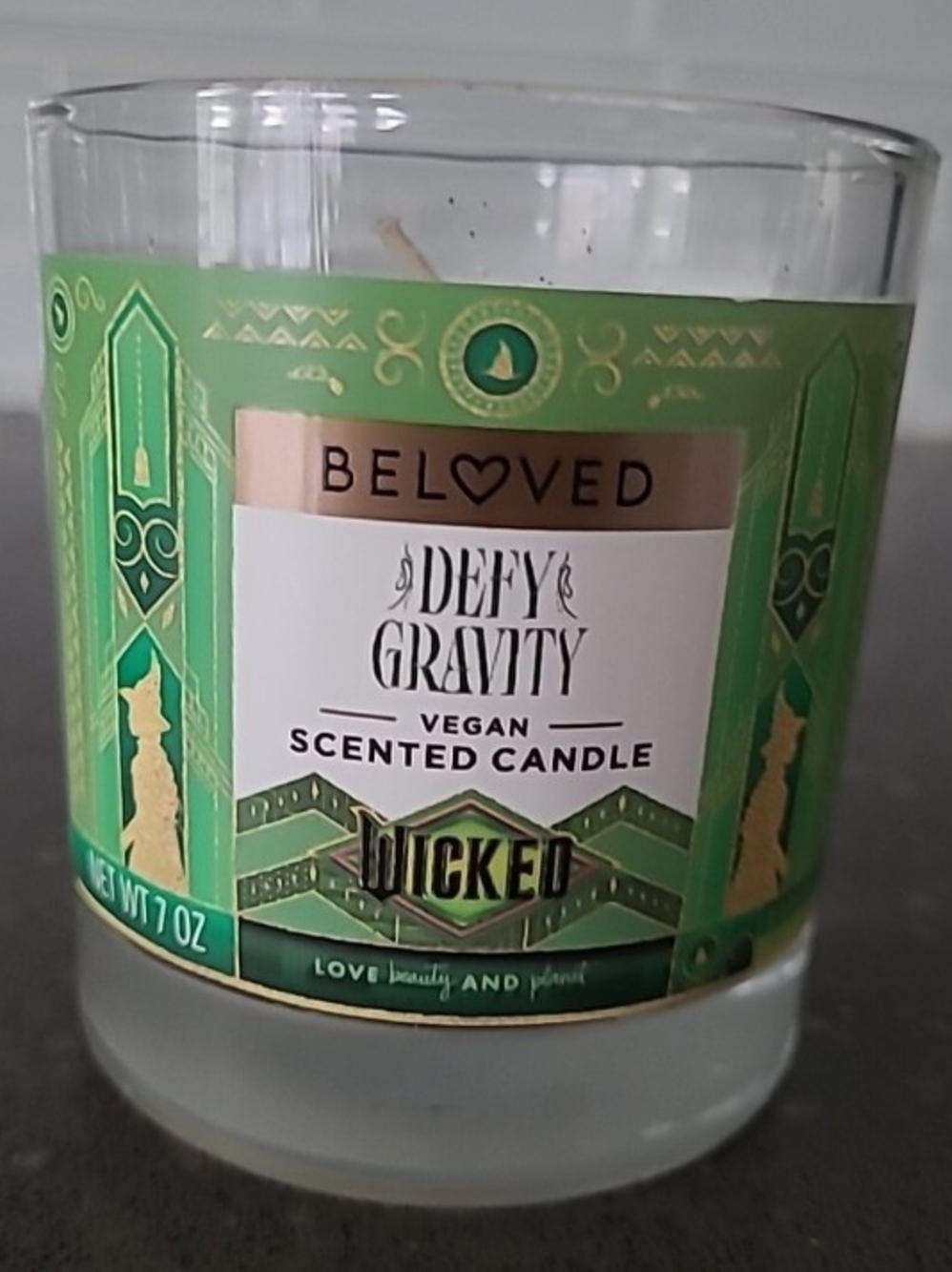 Defy Gravity Vegan Scented Candle - Green (7 oz)
